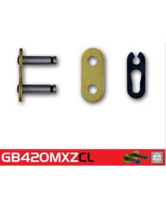 Schakel met kettingslotje RK 420 MXZGB goud