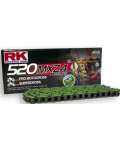 Ketting RK 520 racing cross GROEN 116 L