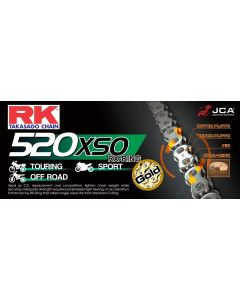 RK RX'RING Super Verst. Goudkleurige Ketting 122L