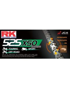 Ketting RK 525 RX'Ring super versterkt goud 120 links