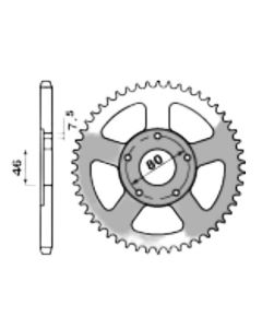 Achtertandwiel aluminium 53 tanden