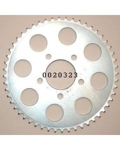Achtertandwiel aluminium 38 tanden