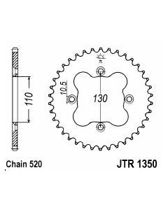 Achtertandwiel aluminium 40 tanden