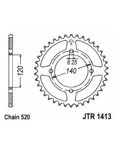 Achtertandwiel alu 41 tanden