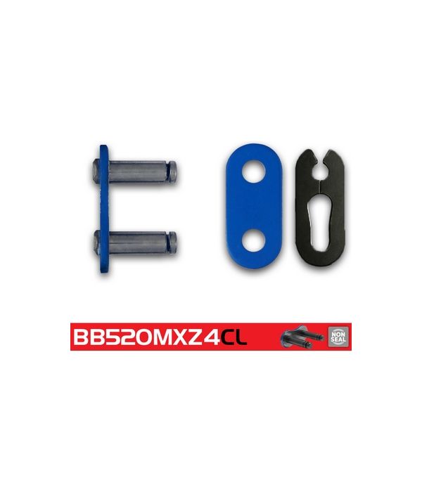 Schakel met kettingslotje RK 520 MXZNB blauw
