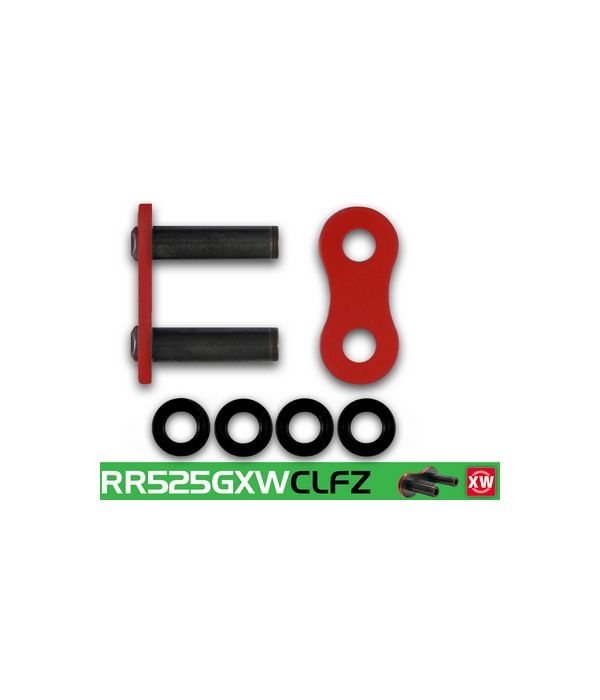 Schakel om te klinken RK 525 GXWRR rood