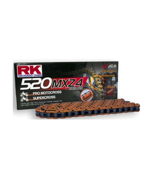 Ketting RK 520 racing cross ORANJE 120 L