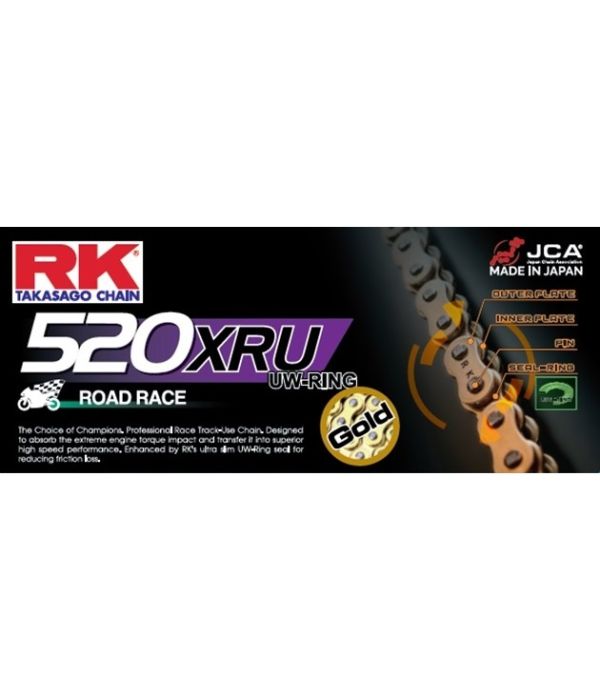 Chaine RK 520 UW'Ring RACE