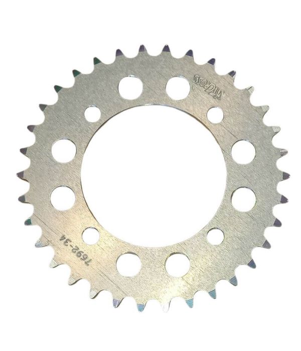 Achtertandwiel aluminium 45 tanden