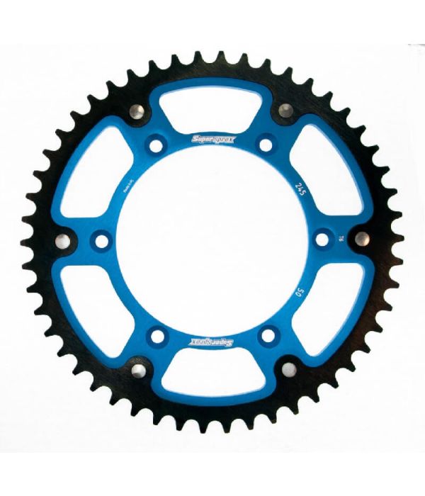 Achtertandwiel Hybrid 50 tanden blauw