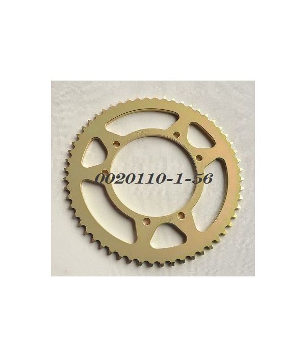 Achtertandwiel aluminium 44 tanden