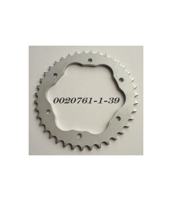 Achtertandwiel aluminium 36 tanden