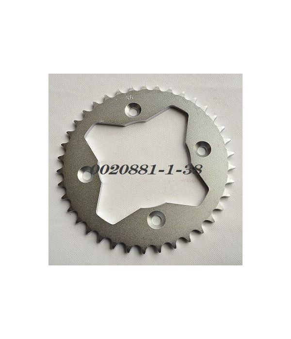 Achtertandwiel aluminium 39 tanden