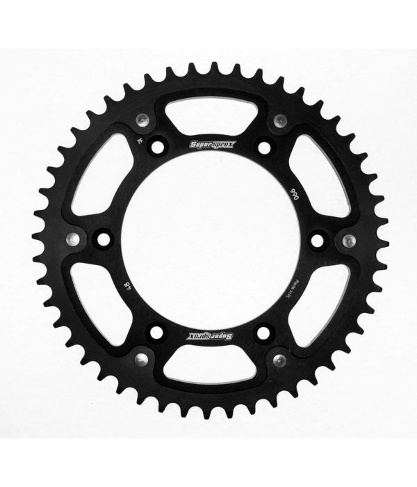 Achtertandwiel Hybrid 48 tanden zwart