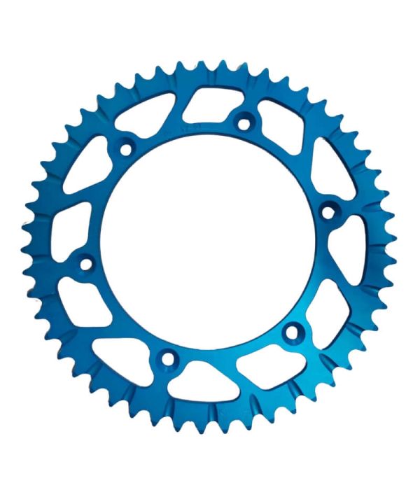 Achtertandwiel aluminium 51Blauw