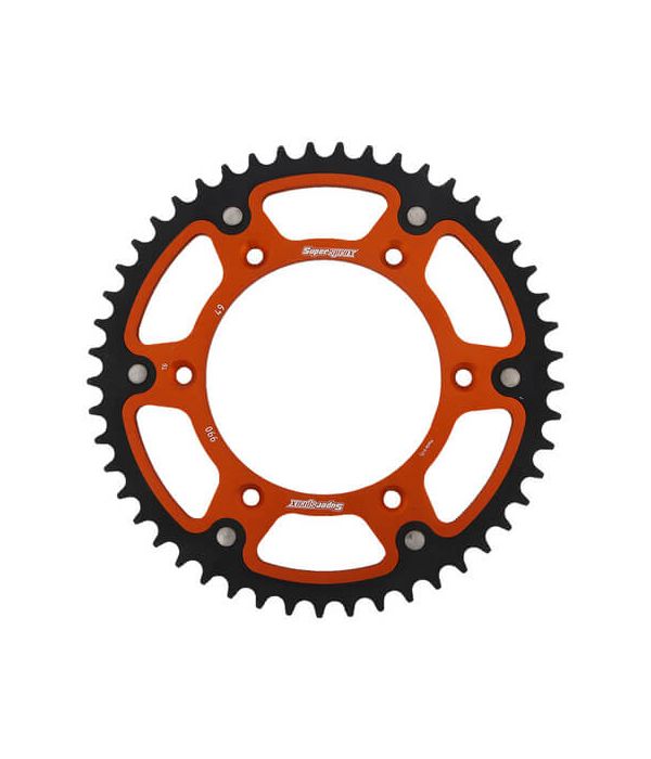 Achtertandwiel Hybrid 45 tanden oranje