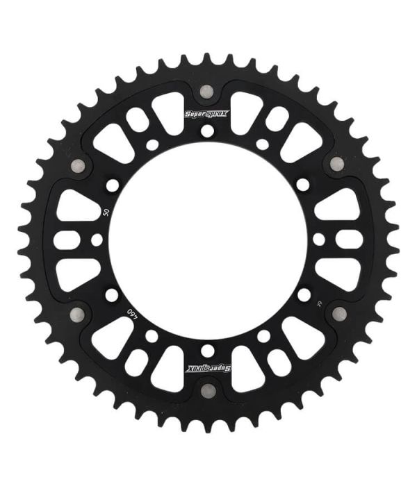 Achtertandwiel Hybrid 48 tanden zwart
