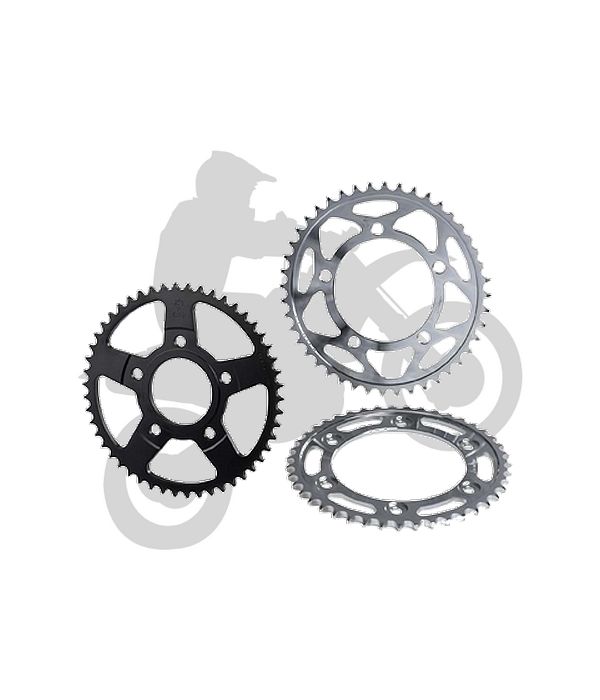 Achtertandwiel aluminium 48 tanden