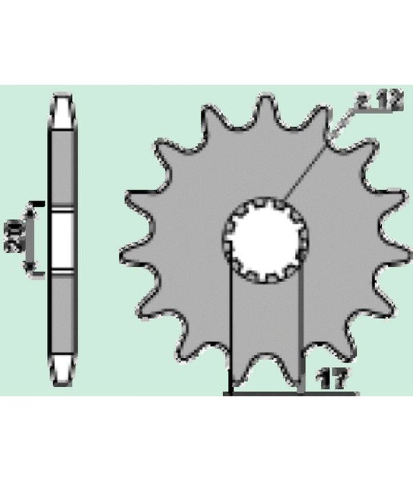 Voortandwiel 11 tanden